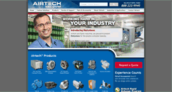 Desktop Screenshot of airtechusa.com